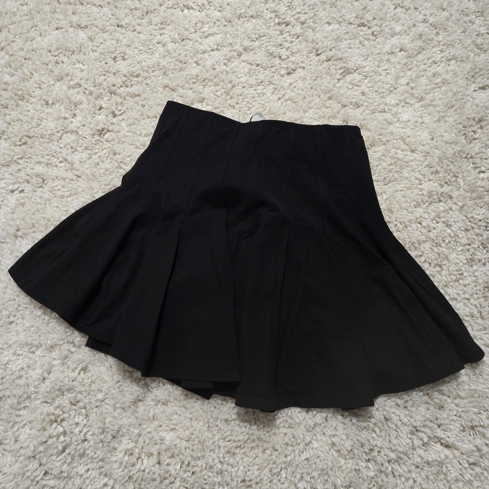 Jelenew Women's Black Cycling, Tennis, Pickleball Athletic Skirt Skort Size L - Picture 4 of 6